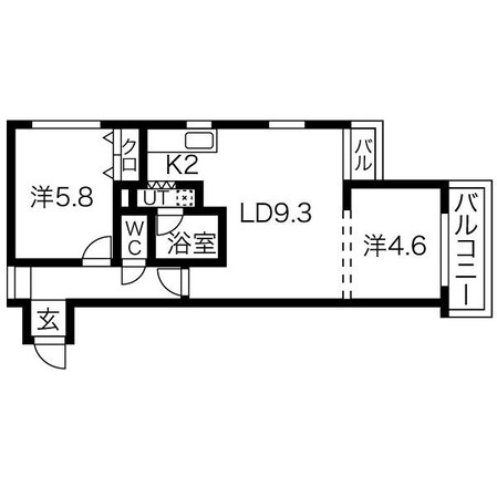 栄町駅 徒歩3分 4階の物件間取画像